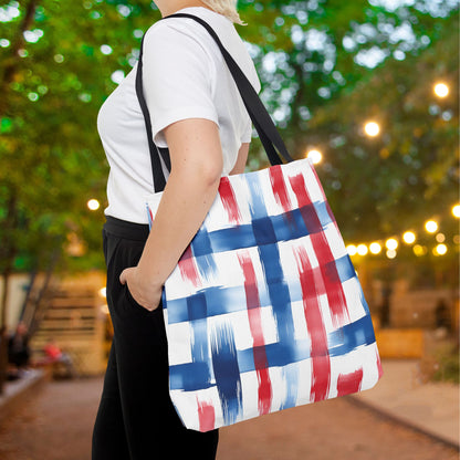 LIberty Strokes Canvas Tote Bag