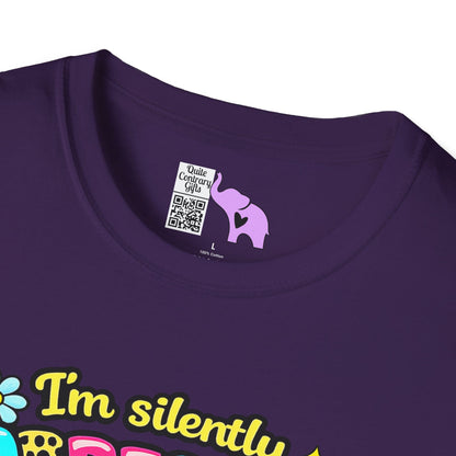 I'm Silently Correcting Your Grammar (Colorful) Adult T-shirt