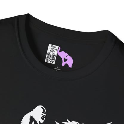 Bigfoot Rides A Unicorn Adult T-shirt