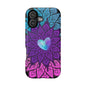 Colorful Mandala w/Heart MagSafe® Compatible Tough Case for iPhone
