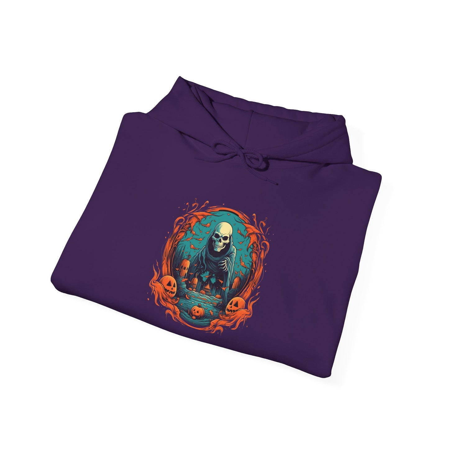 Creepy Ghost 3 Heavy Blend™ Hooded Sweatshirt