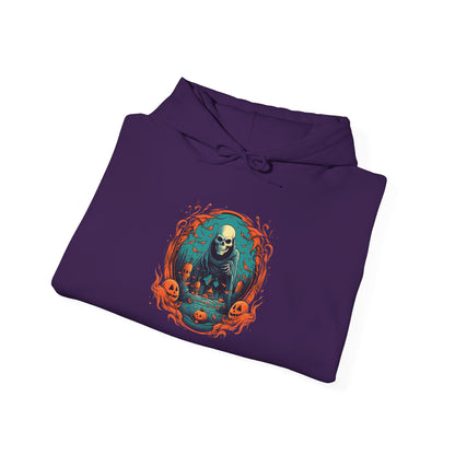 Creepy Ghost 3 Heavy Blend™ Hooded Sweatshirt
