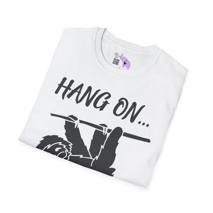Hang On (Sloth) Adult T-shirt