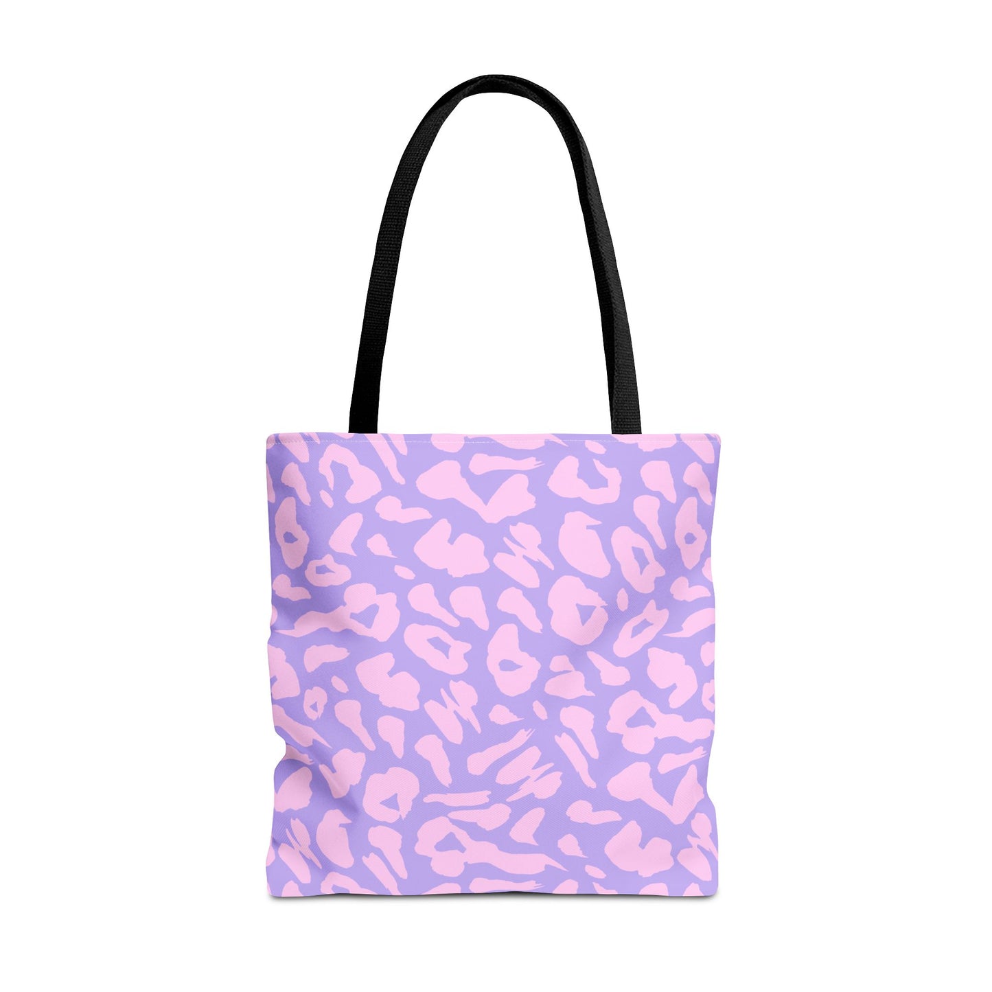 Cotton Candy Cheetah Print Canvas Tote Bag