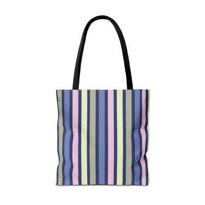Earthy Stripes Canvas Tote Bag