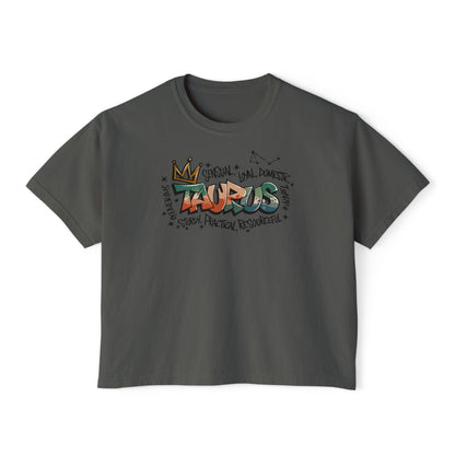 Taurus Street Art Women's Boxy Tee