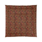 Crimson Palm Veil Comforter