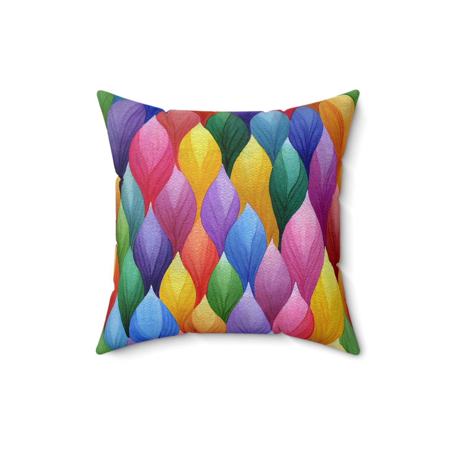 Vivid Vortex Throw Pillow