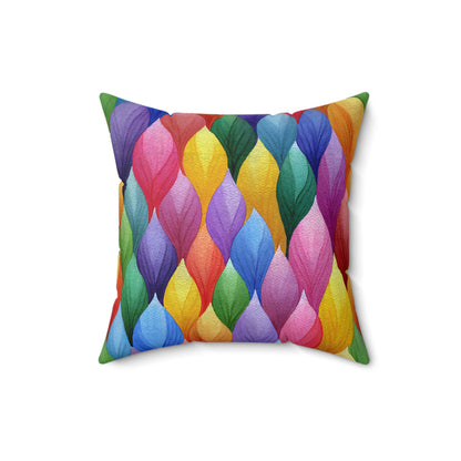 Vivid Vortex Throw Pillow