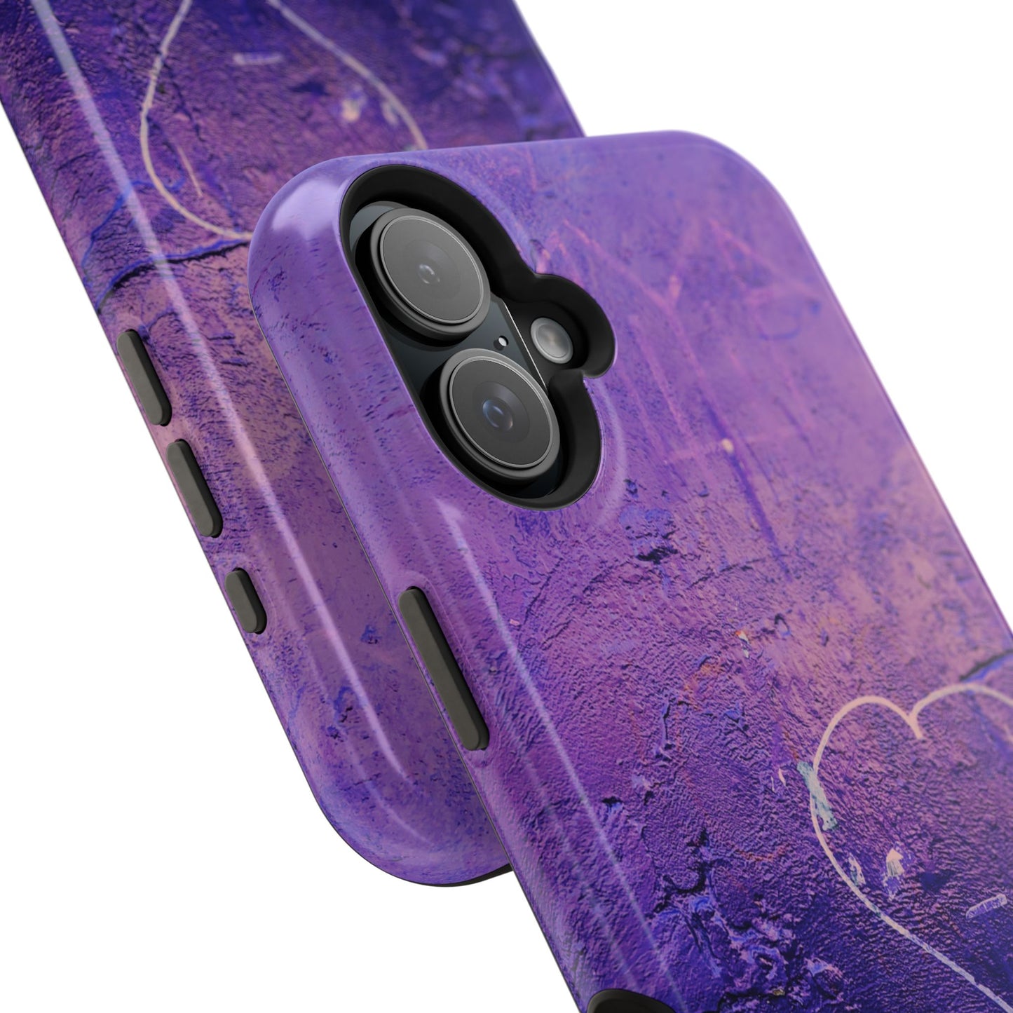 Purple Heart Wall MagSafe® Compatible Tough Case for iPhone
