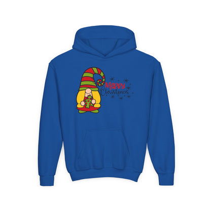 Merry Christmas Girl Gnome Youth Hoodie