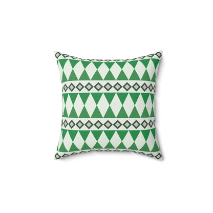 Moss Cairn Stripes Throw Pillow