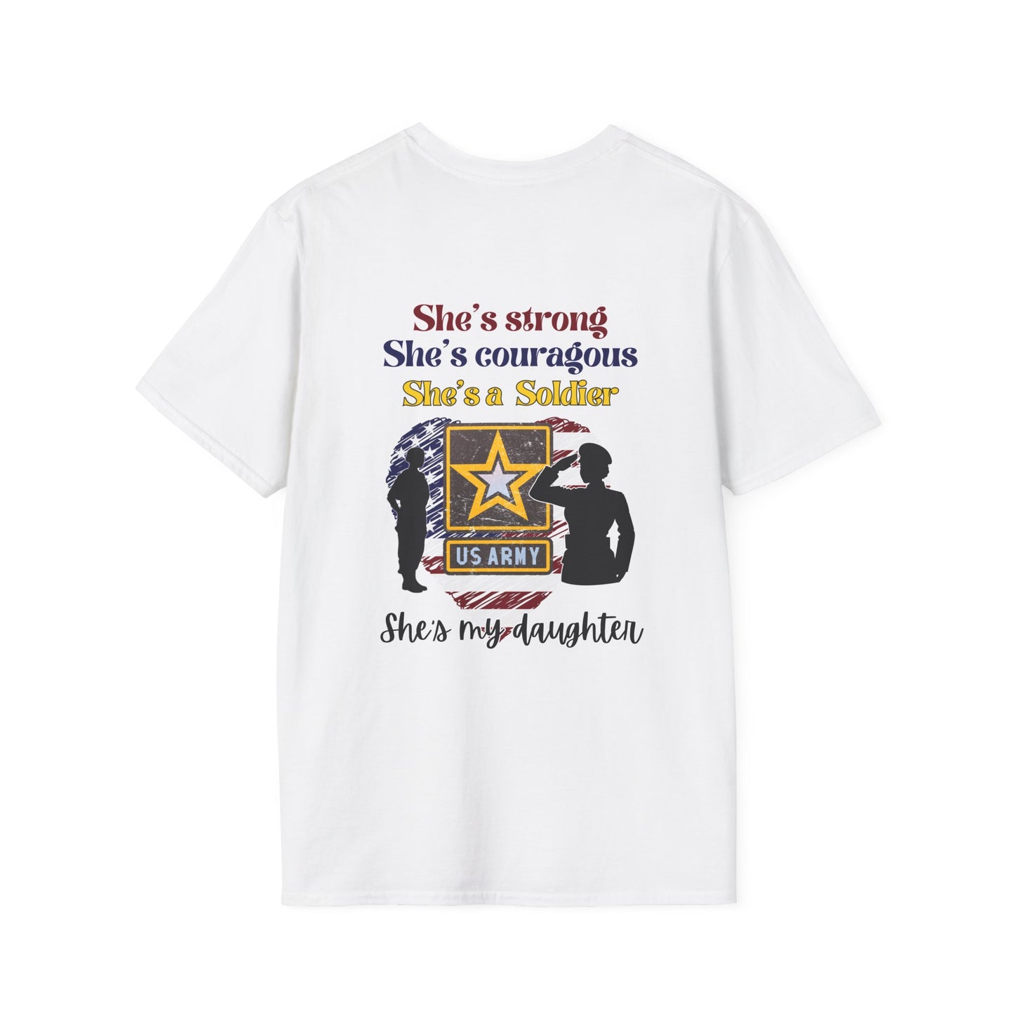 Proud Mom of US Army Soldier Daughter T-shirt