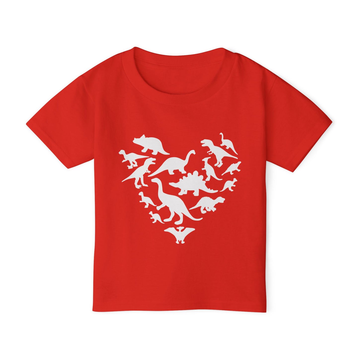 Dinosaur Heart Heavy Cotton™ Toddler T-shirt