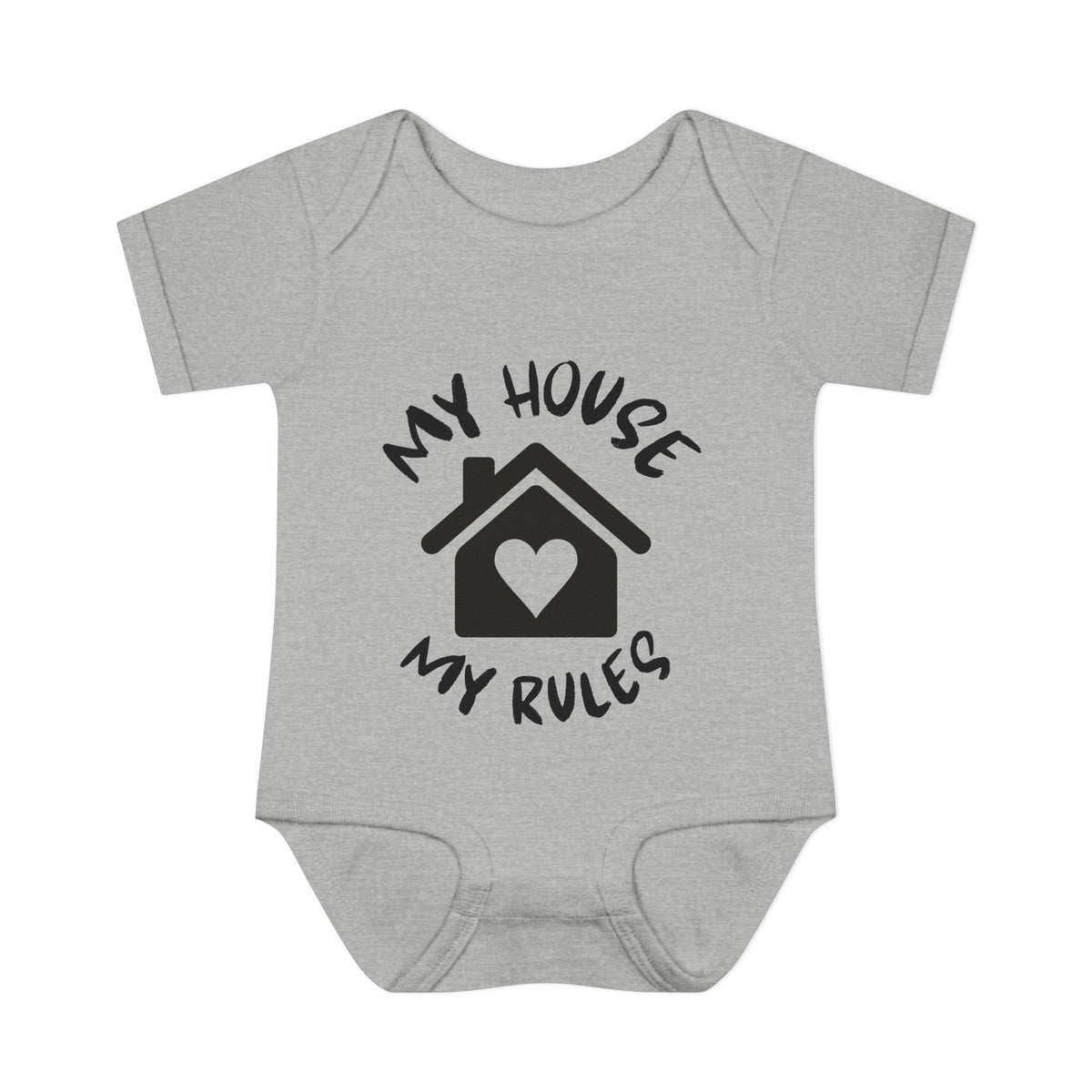 My House My Rules Infant Baby Rib Bodysuit