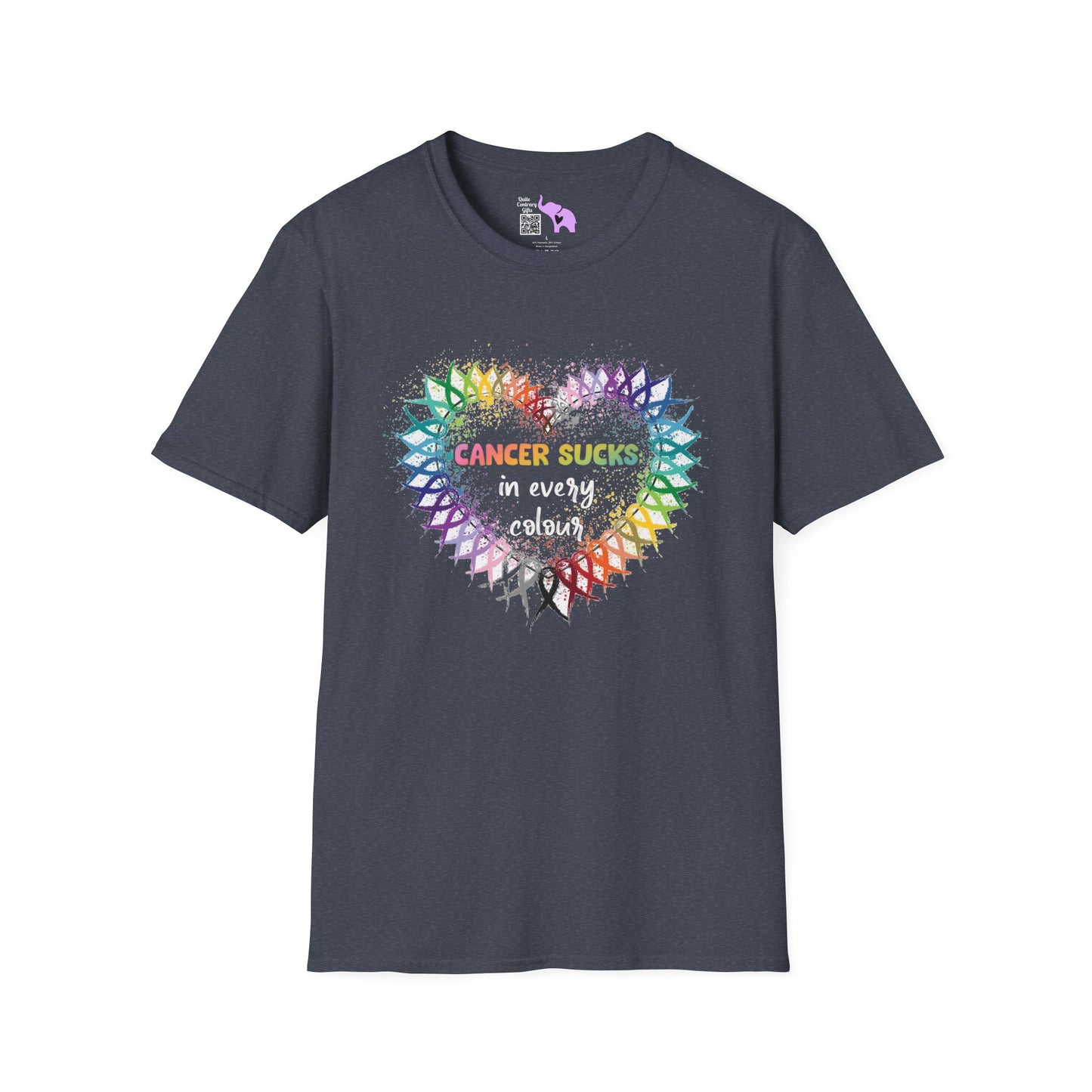 Fight Cancer in All Colors 16 Adult T-shirt