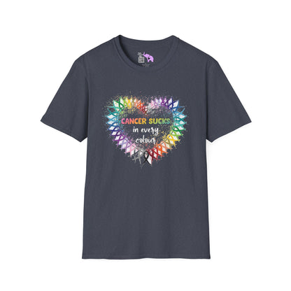 Fight Cancer in All Colors 16 Adult T-shirt