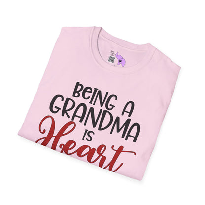 Being A Grandma Is Heart Work Adult T-shirt