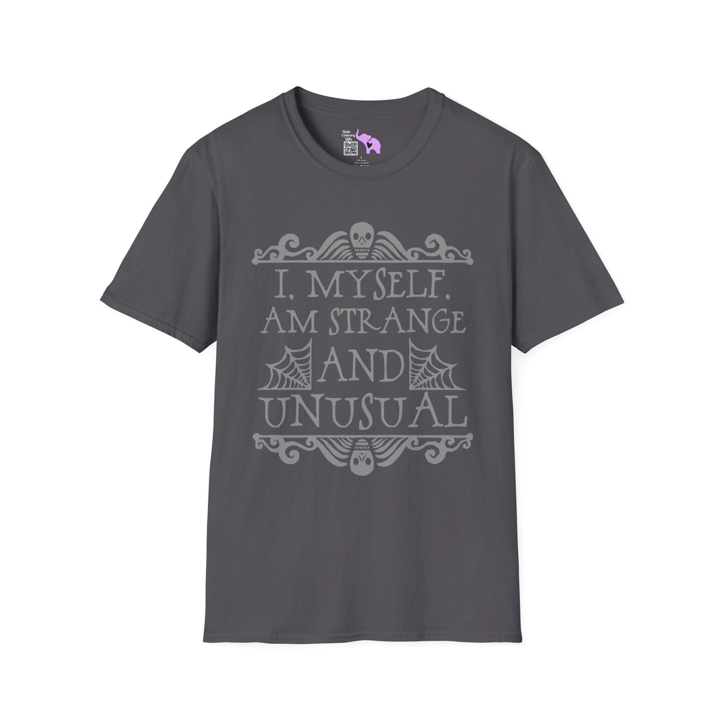 Beetlejuice I Myself Am Strange and Unusual Adult T-shirt