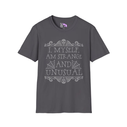 Beetlejuice I Myself Am Strange and Unusual Adult T-shirt