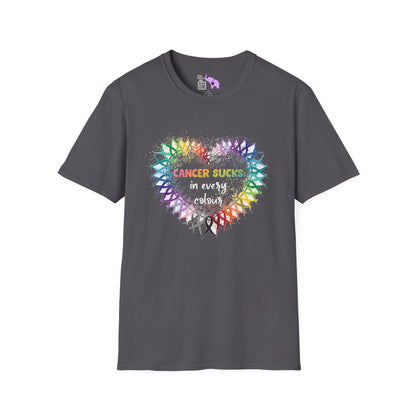 Fight Cancer in All Colors 16 Adult T-shirt