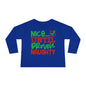 Nice Until Proven Naughty 2 Toddler Long Sleeve Tee