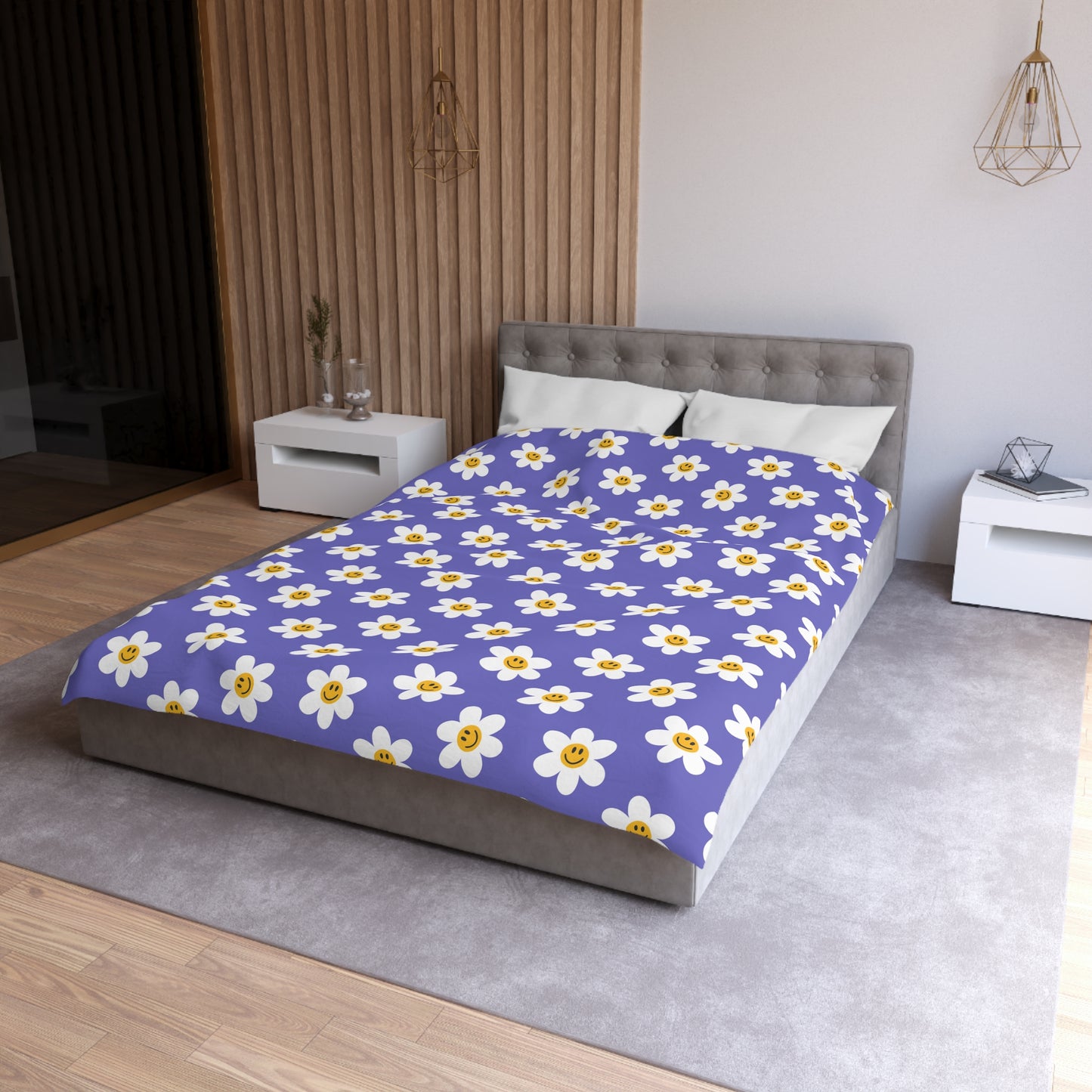Daisy Grins Microfiber Duvet Cover