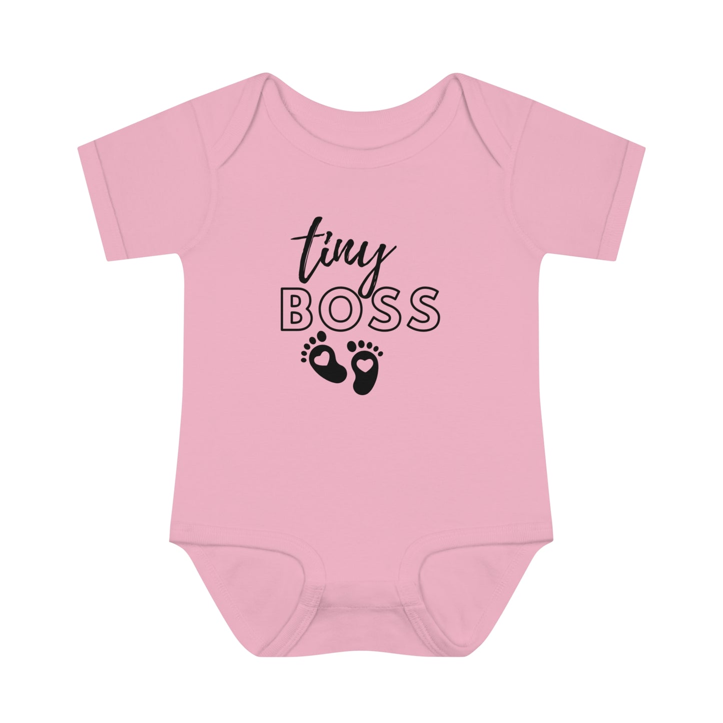 Tiny Boss Infant Baby Rib Bodysuit