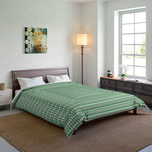 Moss Cairn Stripes Comforter