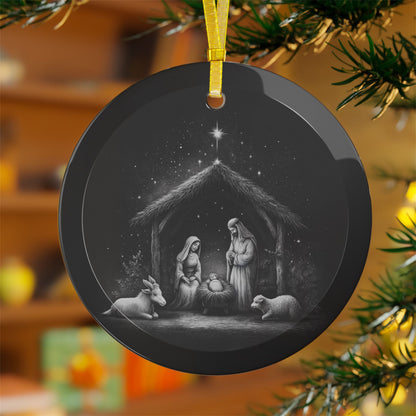 Light in the Darkness Glass Ornament