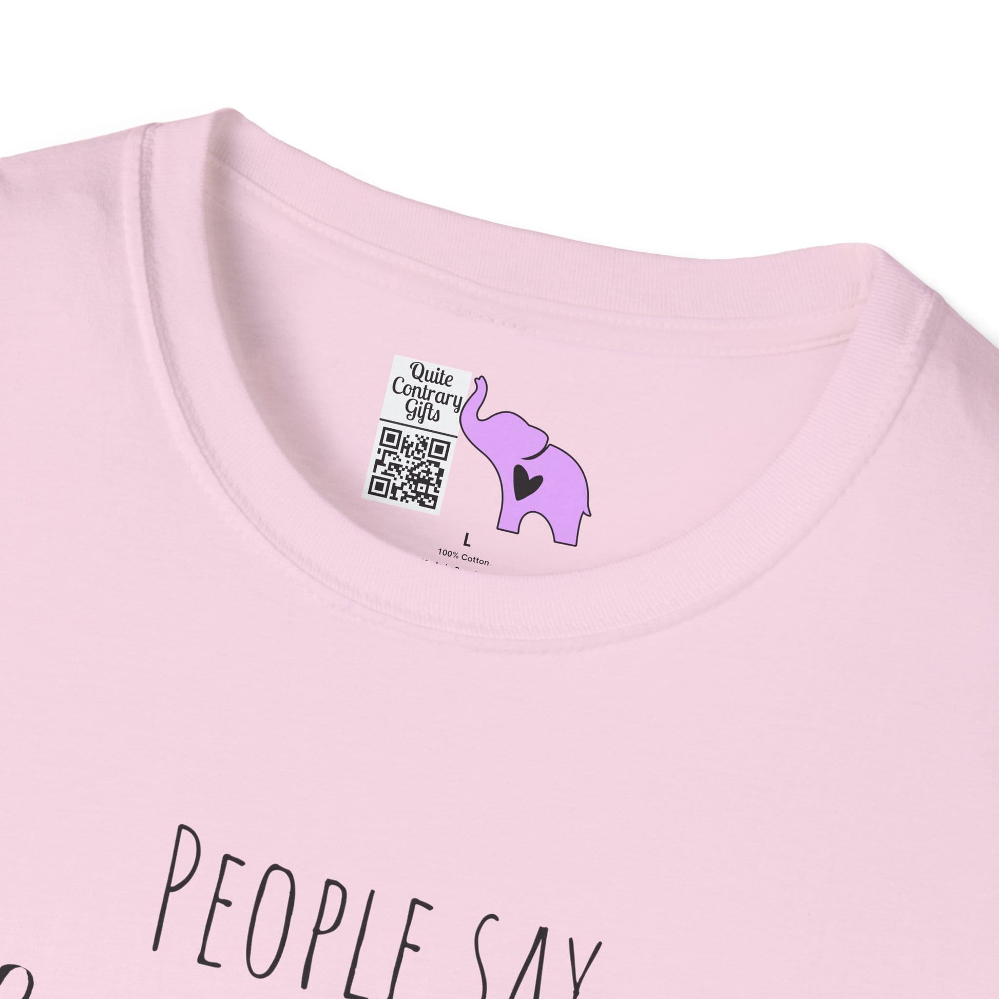 People Say Nothing Is Impossible But I Do Nothing Every Day Adult T-shirt