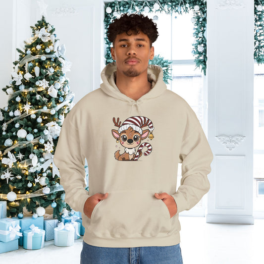 Santa's Little Deer Adult Heavy Blend™ Hooded Sweatshirt