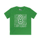 I Am Eight Typography Youth Softstyle Tee