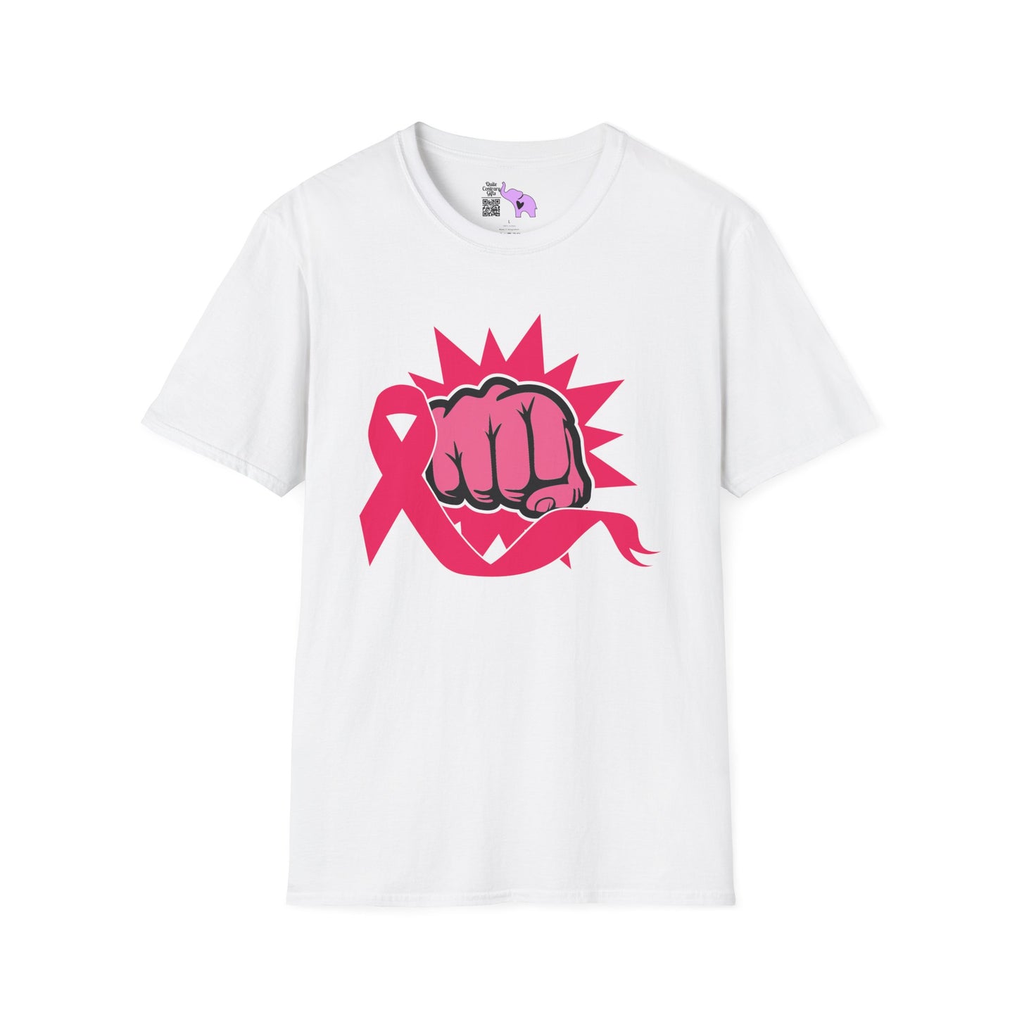 Breast Cancer Warrior Punch Adult T-shirt