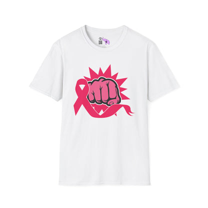Breast Cancer Warrior Punch Adult T-shirt
