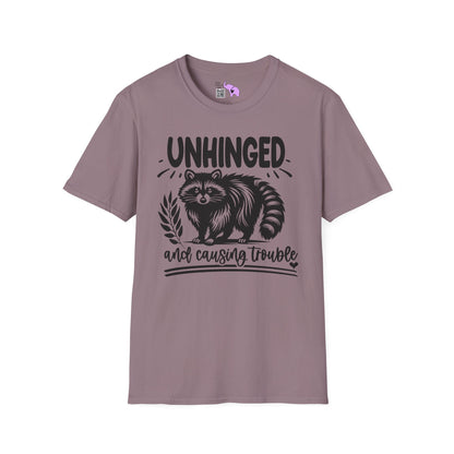 Unhinged and Causing Trouble Adult T-shirt