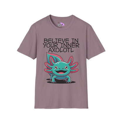 Believe In Your Inner Axolotl Adult T-shirt