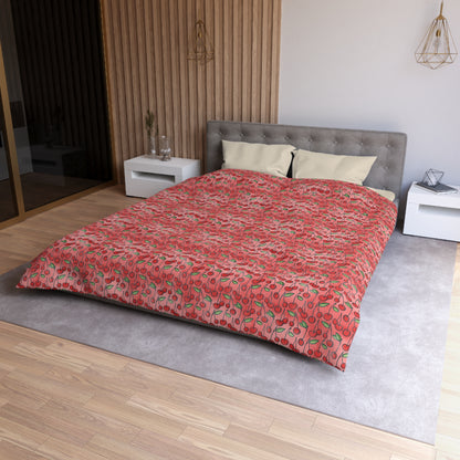 Cherry Bombshell Microfiber Duvet Cover