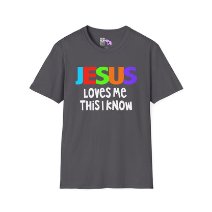 Jesus Loves Me This I Know 2 Adult T-shirt