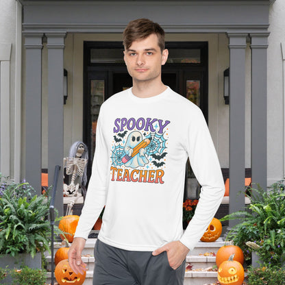 Spooky Teacher Adult Long Sleeve Tee