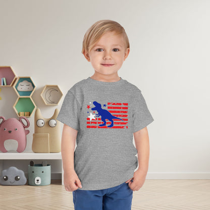 Patriotic T-Rex Toddler Tee