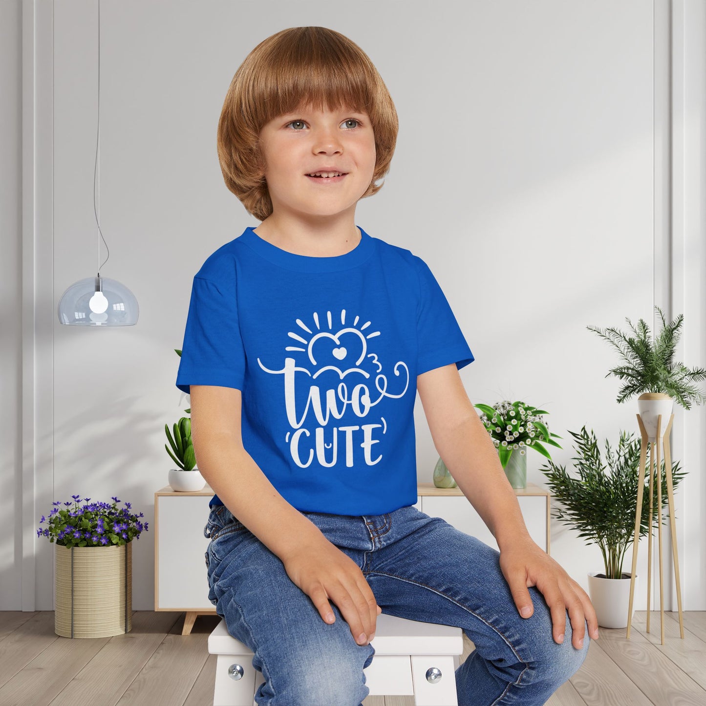 Two Cute Heavy Cotton™ Toddler T-shirt