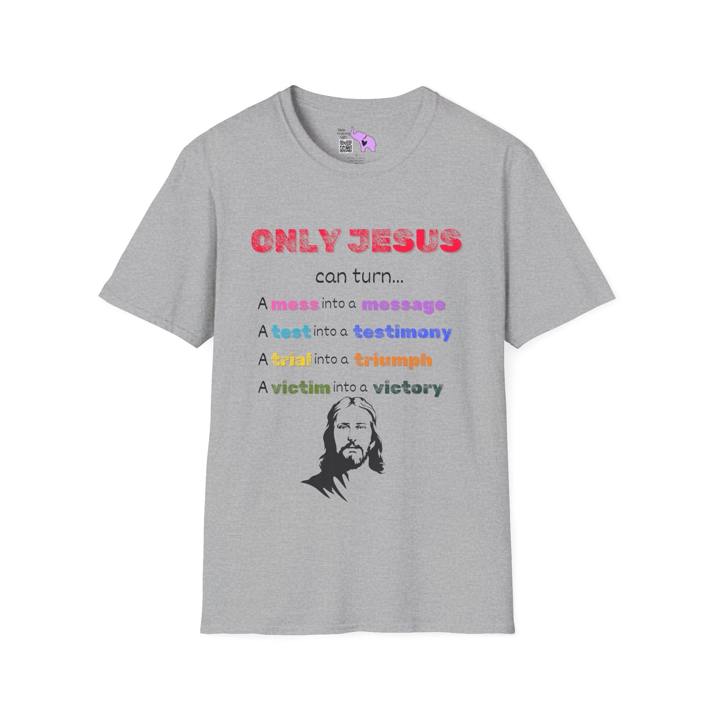 Only Jesus Adult T-shirt