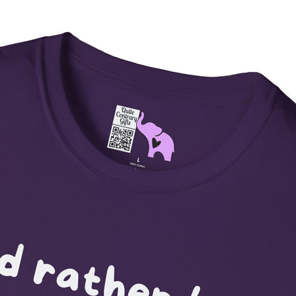 I'd Rather Be a Cat Adult T-shirt