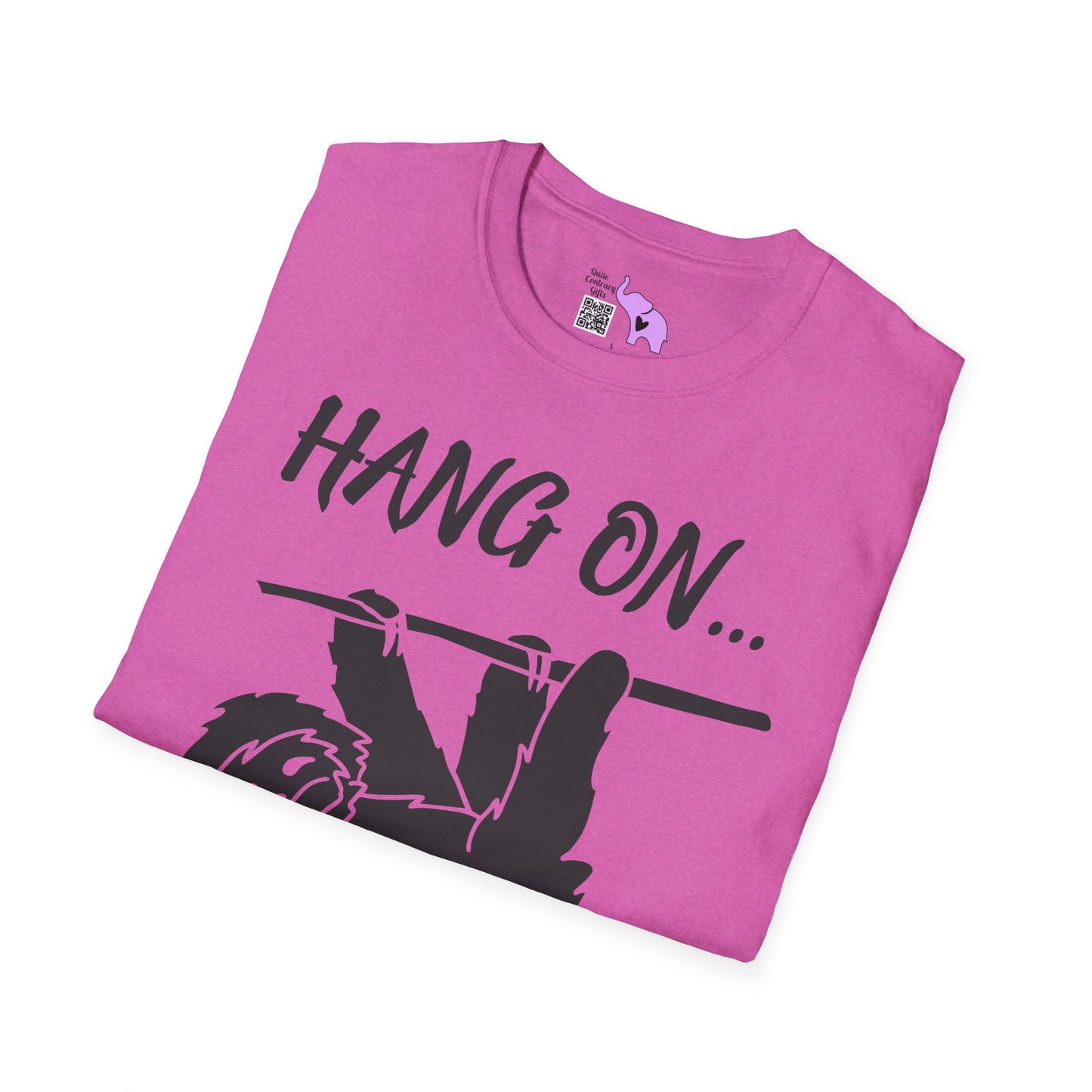 Hang On (Sloth) Adult T-shirt
