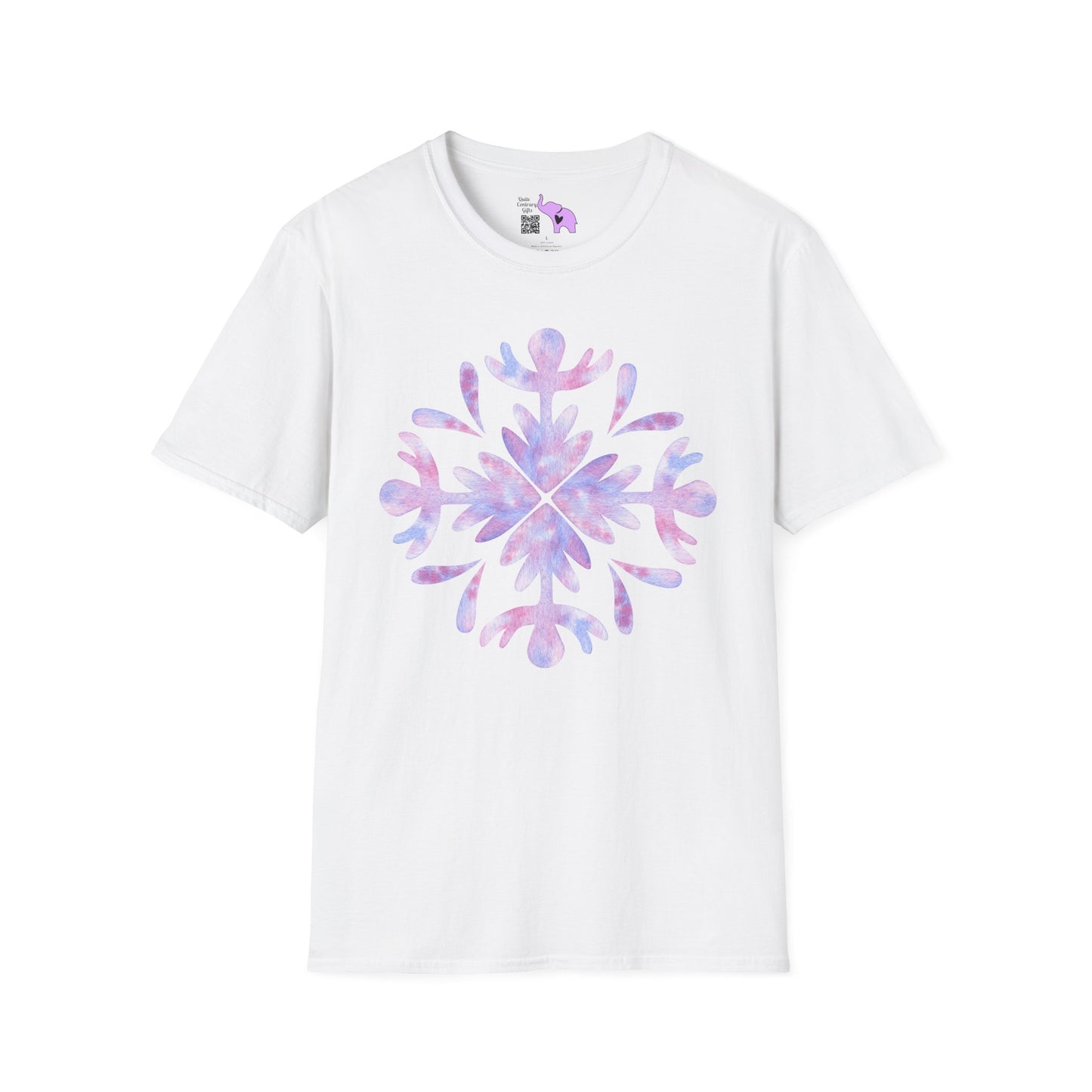 Large Snowflake 3 Adult T-shirt