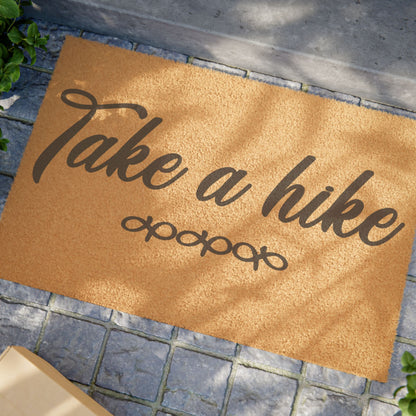 Take A Hike Coconut Fiber Doormat