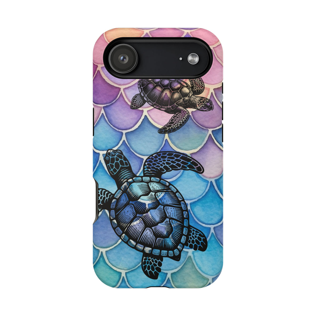 Sea Turtle Silhouette MagSafe® Compatible Tough Case for iPhone