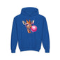 Girraffe Blowing Bubble Youth Heavy Blend Hoodie
