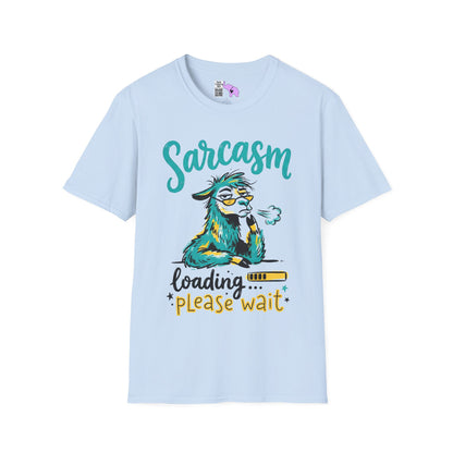 ""Sarcasm Loading Please Wait (Llama) Adult T-shirt
